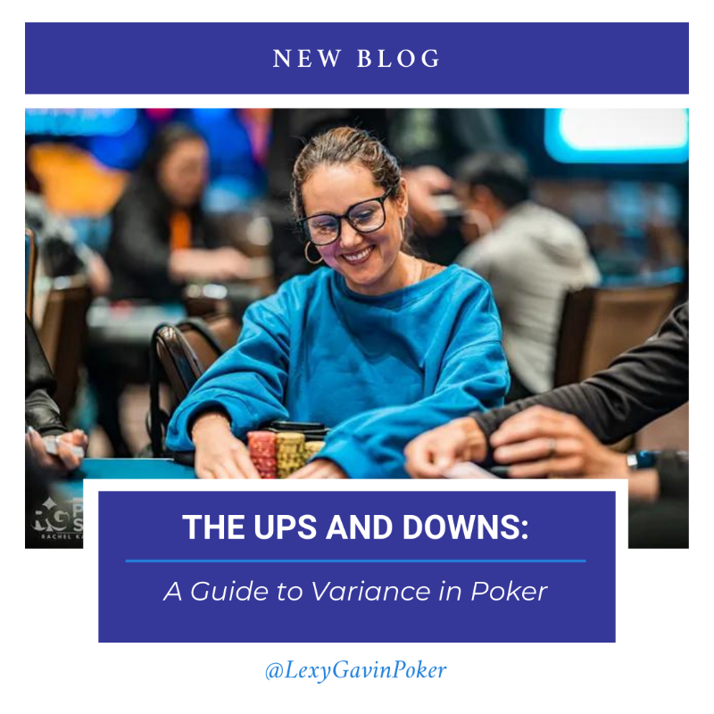 LexyGavinPoker's tweet photo. β£οΈFrustrated by unpredictable poker results? We've all been there.
In my latest blog, I break down everything you need to know about variance and share tips on managing those wild swings. Ready to turn the odds in your favor?
#pokerblog #pokertips #pokercoach #pokerpro #poker