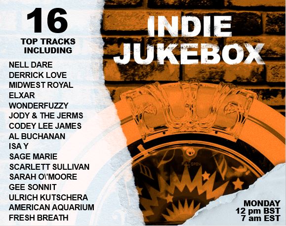 NEW #INDIE JUKEBOX Special Monday 12pm BST (7am ET) ft: @nelldaremusic <a href="/jonrodebaugh/">MidwestRoyal</a> <a href="/eLxAr_official/">eLxAr Productions</a> @Jodyandthejerms @albuchananmusic <a href="/Isa_whyy/">Isa Y</a> @Sagemarie2005 <a href="/SarahOMoore1/">Sarah O'Moore</a> @Gee_Sonnitmusic <a href="/kutschera_u/">Ulrich Kutschera</a> <a href="/FreshBreathBand/">Fresh Breath</a>

radiowigwam.co.uk

#folk #indiepop #singersongwriter
