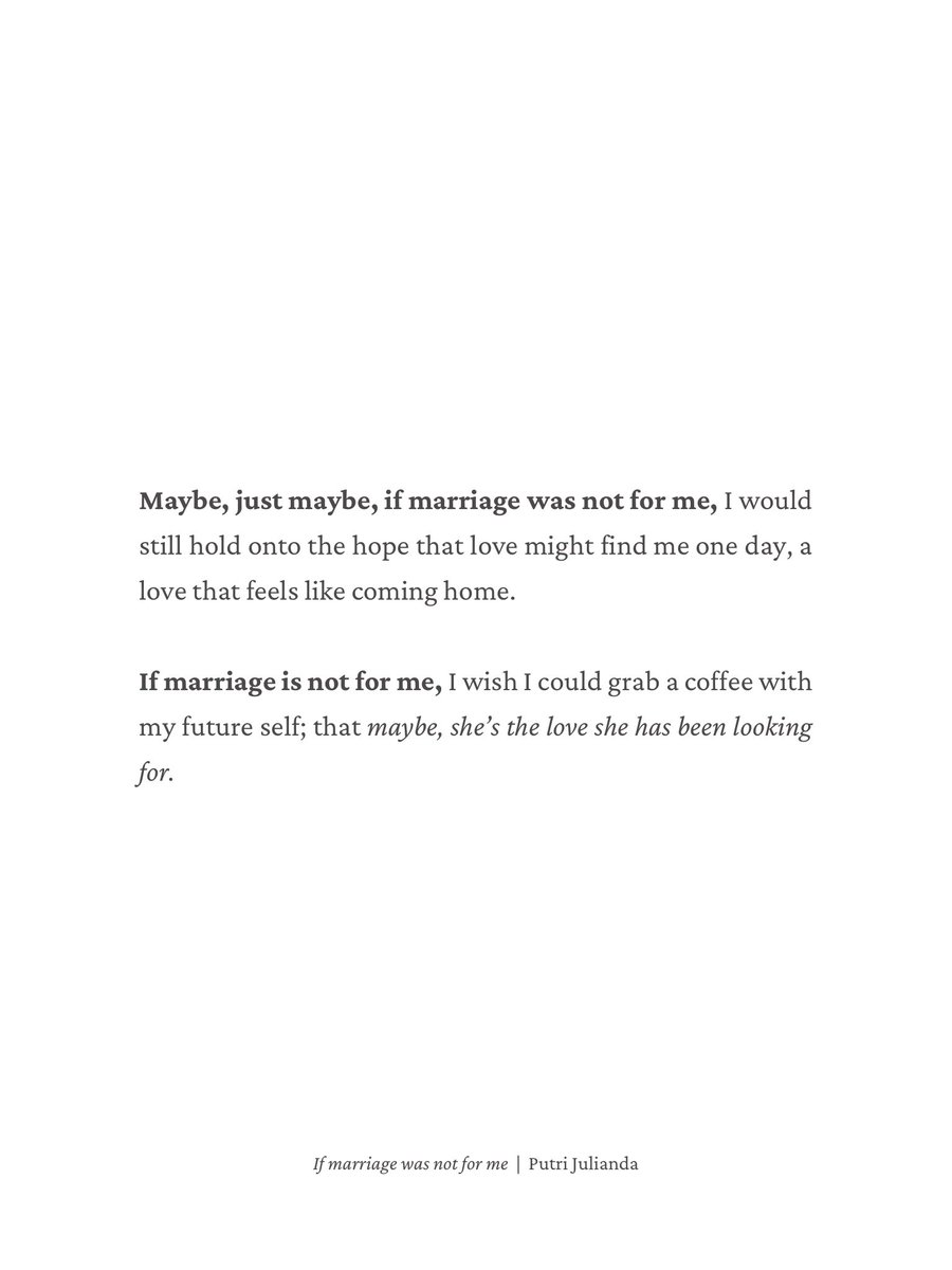 literarybase's tweet photo. karya — if marriage isn’t for me

https://t.co/IM8Xah7mqd