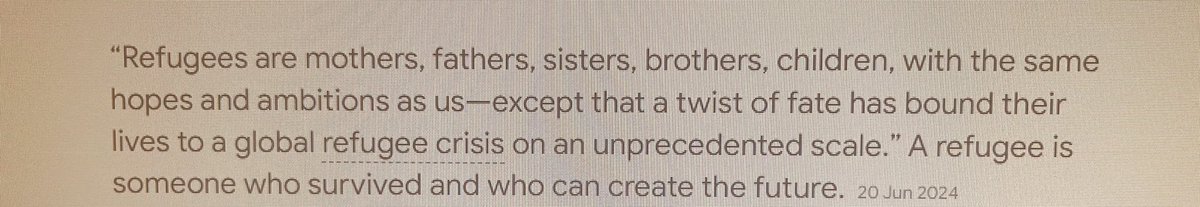 Year 9 drama: refugees full of social conscience. Bravo 👑