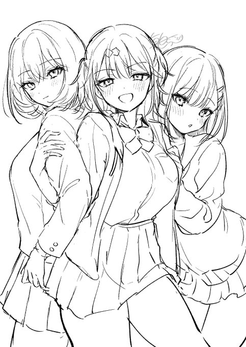 筆の赴くままに描いた落書き 