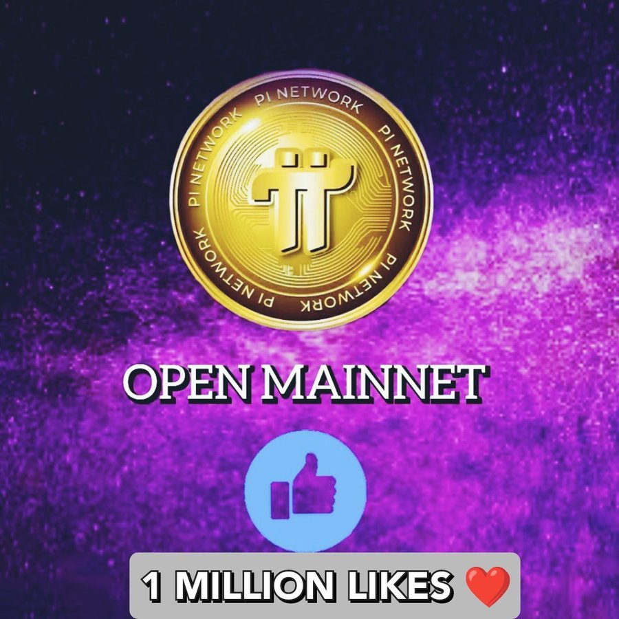 PiNewsMedia's tweet photo. Can we hit 🎯 1 MILLION LIKES ❤️ on X??? 

This is a challenge for all #Pioneers at X 😱 

If you see this post ( like and retweet ASAP)

OPEN MAINNET 2024🎯

Join Channel👉https://t.co/7p0MCNfZrf https://t.co/aDsLk4j23G