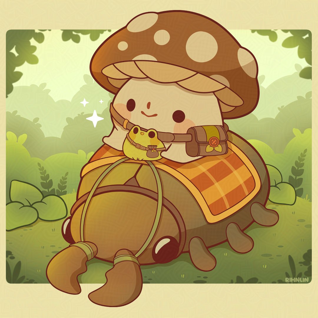 rihnlin's tweet photo. Beetle ride 🪲🍄🐸 https://t.co/778HEAaPVt