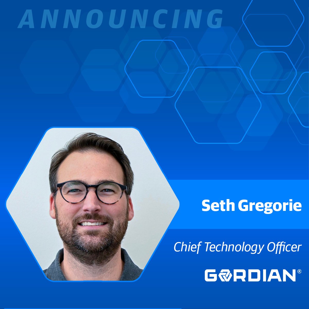 GordianCompany's tweet image. Congratulations to Seth Gregorie on his promotion to Gordian&apos;s Chief Technology Officer (CTO)! Seth will play a key role in leading our development teams, setting technological strategies and overseeing our product portfolios and roadmap. #ForYouForUsForGrowth #Gordianites