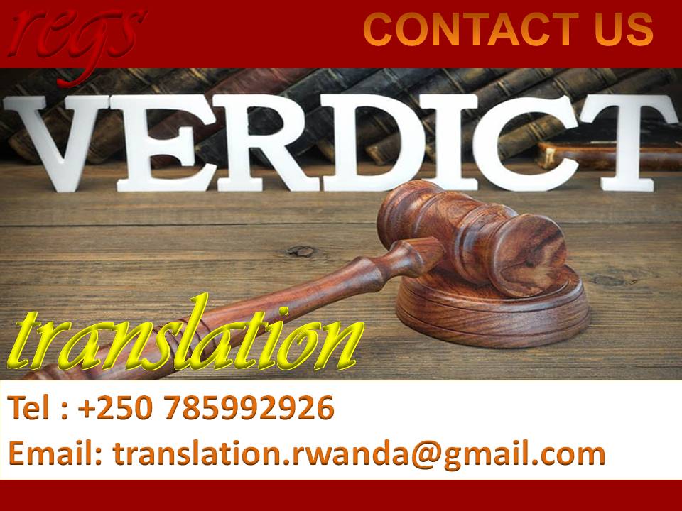 REGSLTD's tweet photo. Translation service of copies of judgment in #Kigali, #Rwanda by #REGS LTD: #English, Kinyarwanda, #French and Spanish
Email: translation.rwanda@gmail.com
#Translationservice #CopiesOfJudgment #translator #ServiceDeTraduction #book
https://t.co/srBiNtD3yh https://t.co/tGiScBPiPP
