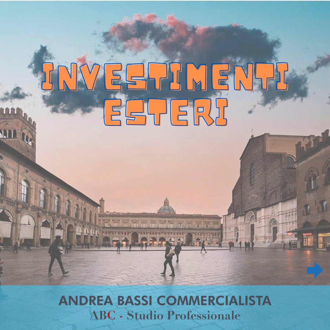 andreabassi00's tweet photo. INVESTIMENTI ESTERI 
#investimento #estero #Commercialista https://t.co/csZpoqjrZO