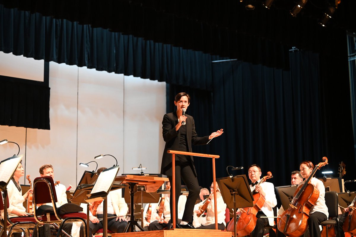Thank you to the Baltimore Symphony Orchestra (BSO) and conductor Stephanie Childress for last night's outstanding performance at the Ella Fitzgerald Performing Arts Center! The concert was a part of BSO’s Music for Maryland Tour and #UMES was the 1st #HBCU to host them! 🎶🎻