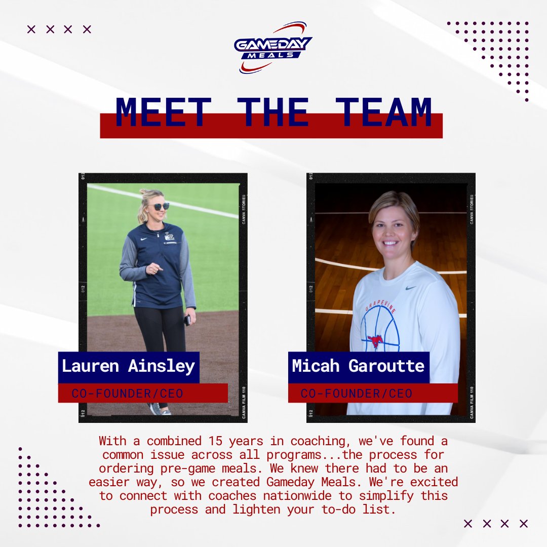 TheGamedayMeals's tweet photo. Happy #MeetTheTeamMonday! 🎉 Find us at the @THSCAcoaches Clinic and meet the incredible minds behind Gameday Meals. 💼👥 #TeamSpotlight #GamedayMeals https://t.co/rmOTp48S9P