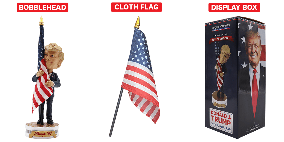 usa_feeds's tweet image. 🚨 Limited stock alert! Get the Trump Hugging the Flag Bobblehead before it's too late. A must-have for any Trump supporter. #Trump2024 #CollectorAlert #Patriot 🚨

Get Here: tinyurl.com/mw8jtpyr
Get Here: