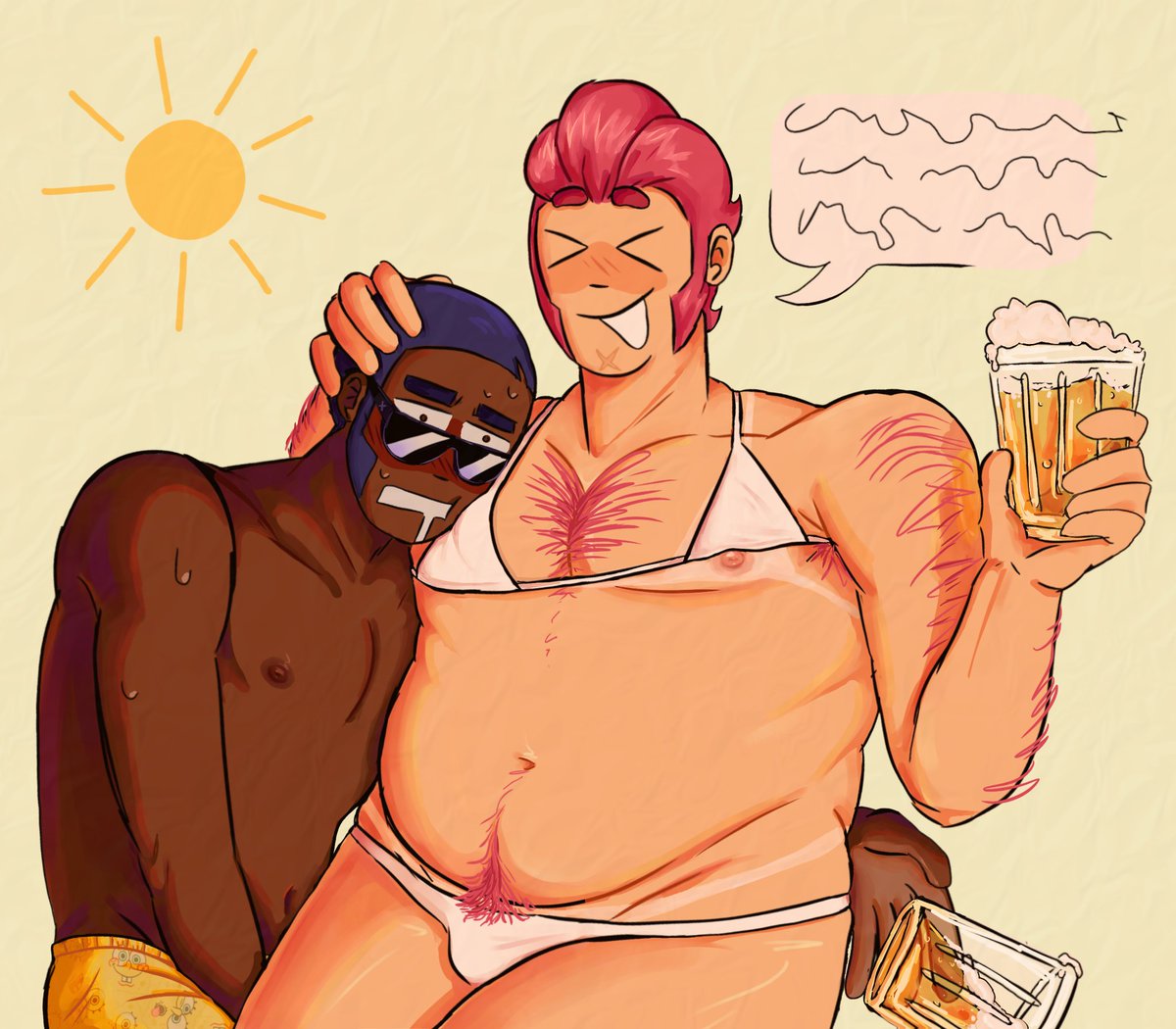 Moron__fi's tweet image. Summer heat #BrawlStars #Brock #Colt
