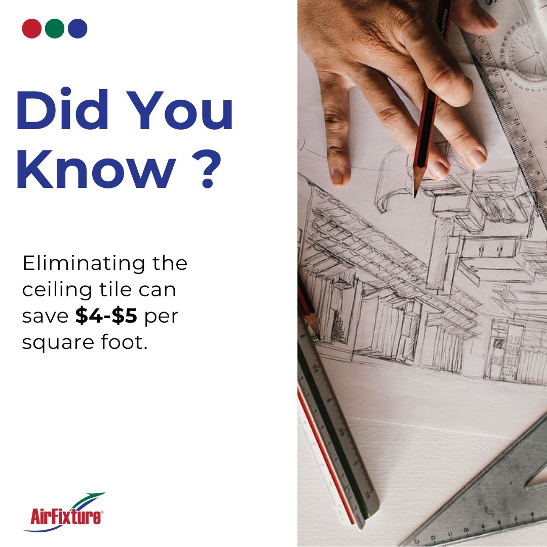 AirfixtureL's tweet photo. UFAD systems are installed beneath a raised access floor, thereby eliminating the need for false ceilings. Increased floor-to-ceiling height AND a reduction in cost? That's a win win! https://t.co/H3avCiOAFW
