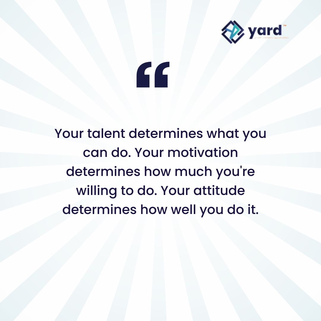 YARDTECH01's tweet photo. Your talent shows what you’re capable of, your motivation drives how far you’ll go, and your attitude shapes the excellence you achieve. 

Embrace all three and watch yourself soar! 💪✨How do you stay motivated and maintain a positive attitude? 

Share your tips in the comments! https://t.co/rALLay05VJ