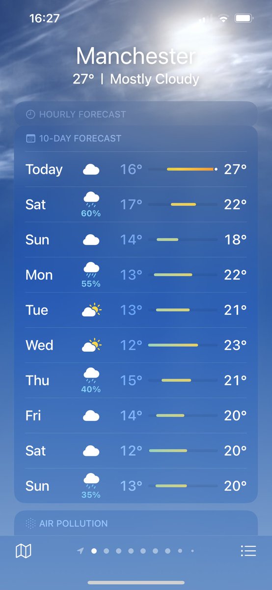 Brains10's tweet photo. @SoVeryBritish God bless Manchester. Back to normal summer next week with chances of rain. https://t.co/B0TFRV81dG