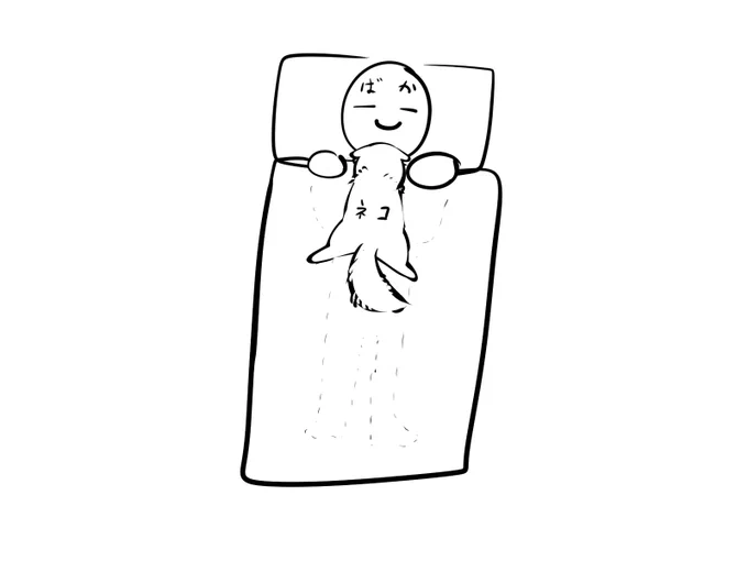 昨日の夜こんな感じで寝てた。
最高でした。 