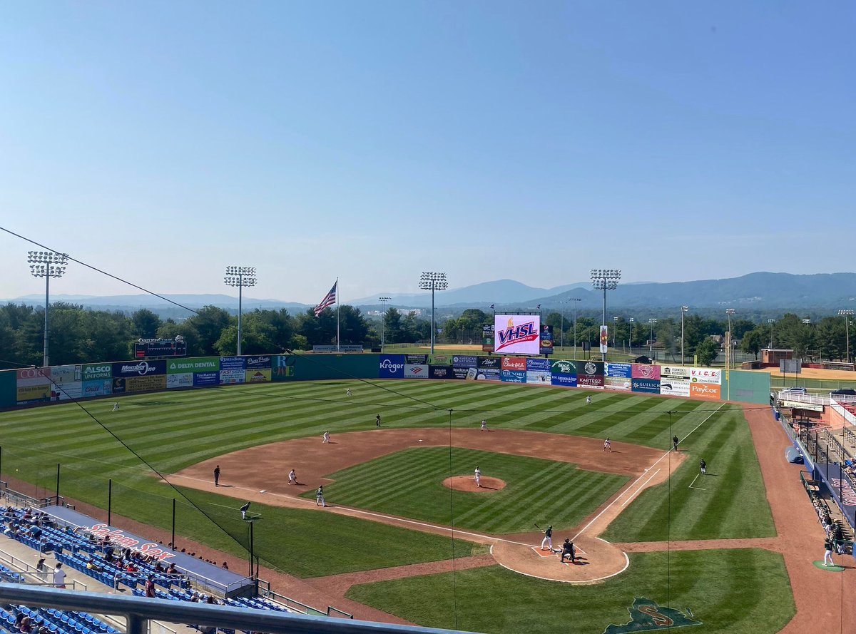 pioneerathletic's tweet photo. Carilion Clinic Field at Salem Memorial Ballpark, Salem Red Sox - Salem, VA #FieldsofExcellenceFriday https://t.co/1BB7ZWw1lL