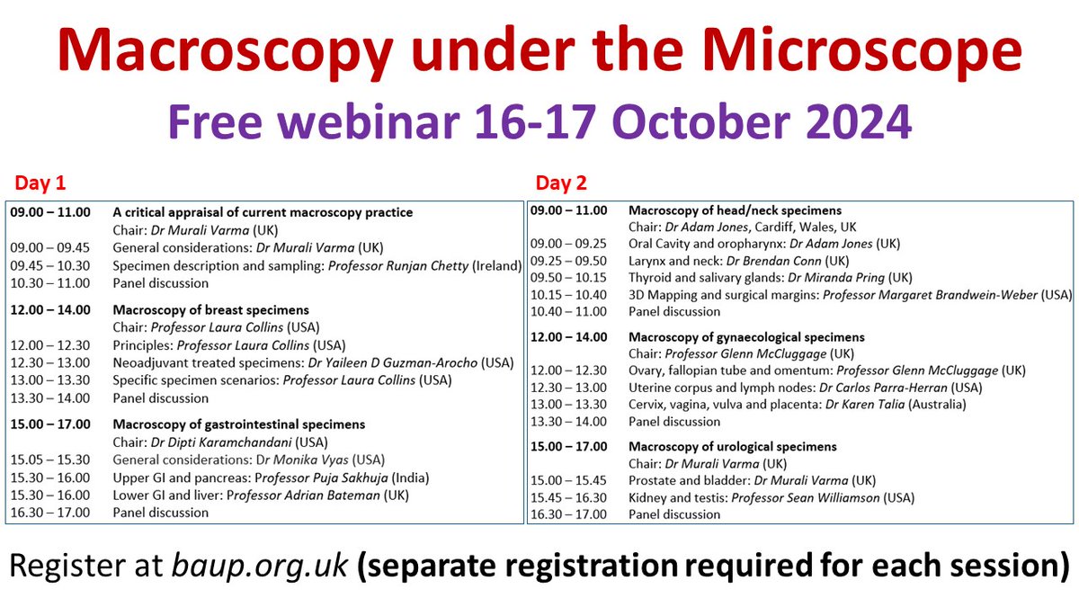 Vikram Deshpande (@vik_deshpandemd) on Twitter photo ⭐ MACROSCOPIC PATHOLOGY⭐ If you haven't read our March 2024 issue on Macroscopic Pathology bit.ly/4f8RyJC, here's another opportunity. Two-day seminar organized by Dr. Murali Varma. And it's free! Register now! <a href="/MuraliV72899596/">Murali Varma</a> ⭐ MACROSCOPIC PATHOLOGY⭐ If you haven't read our March 2024 issue on Macroscopic Pathology bit.ly/4f8RyJC, here's another opportunity. Two-day seminar organized by Dr. Murali Varma. And it's free! Register now! <a href="/MuraliV72899596/">Murali Varma</a>