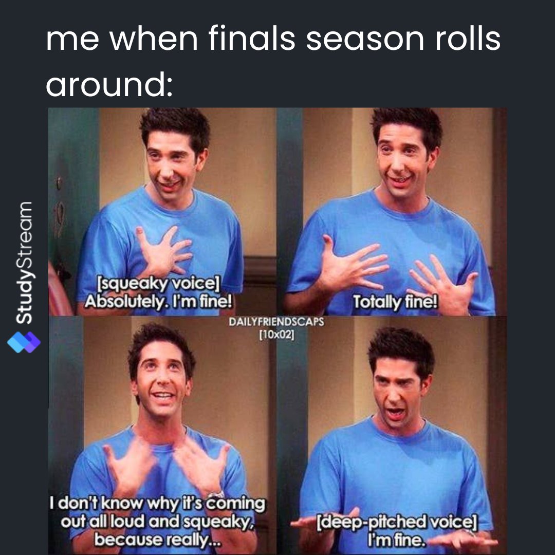 StudyStream_'s tweet image. really! I&apos;m fine! 🤠
