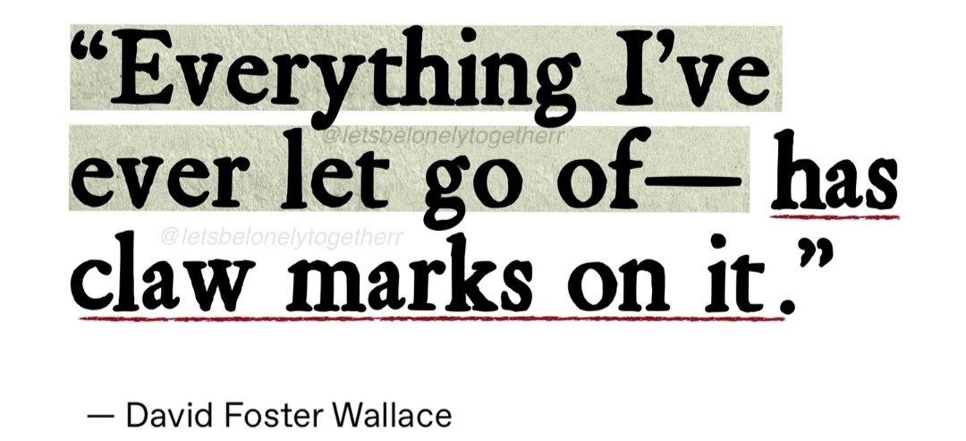 — David Foster Wallace
