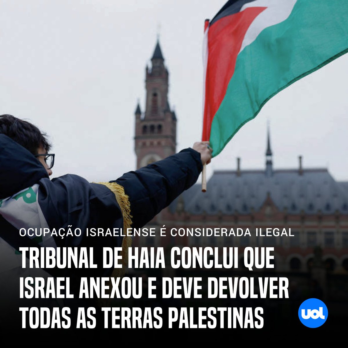 ➡️ Em ato histórico, Corte de Haia conclui que Israel anexou e deve devolver todas as terras palestinas