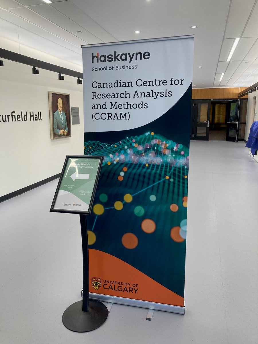 HaskayneCCRAM's tweet photo. Follow these signs to great learning and great fun at Rocky Mountain Methodology Academy 2024, now underway in Calgary. #rmma2024 https://t.co/z5f69Dr3Uf https://t.co/9CbyOY14vL