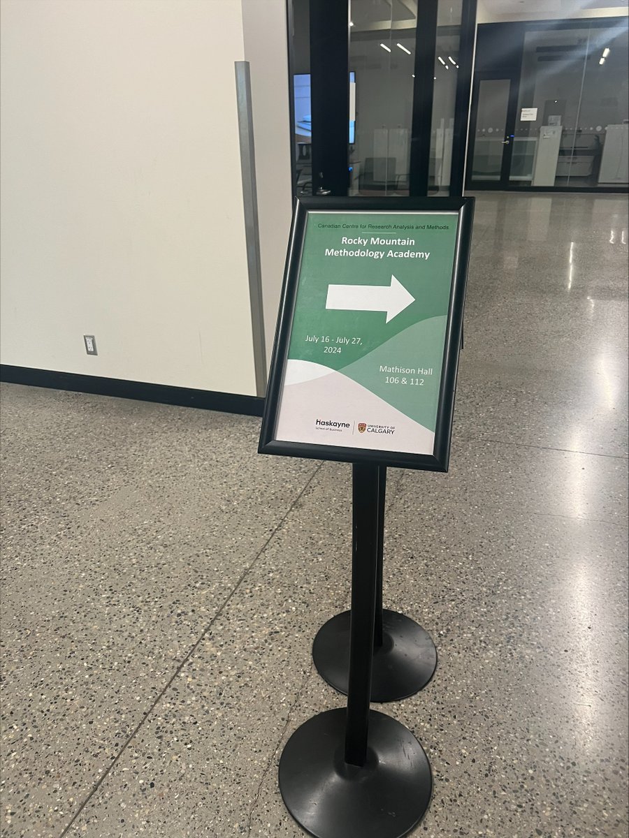 HaskayneCCRAM's tweet photo. Follow these signs to great learning and great fun at Rocky Mountain Methodology Academy 2024, now underway in Calgary. #rmma2024 https://t.co/z5f69Dr3Uf https://t.co/9CbyOY14vL