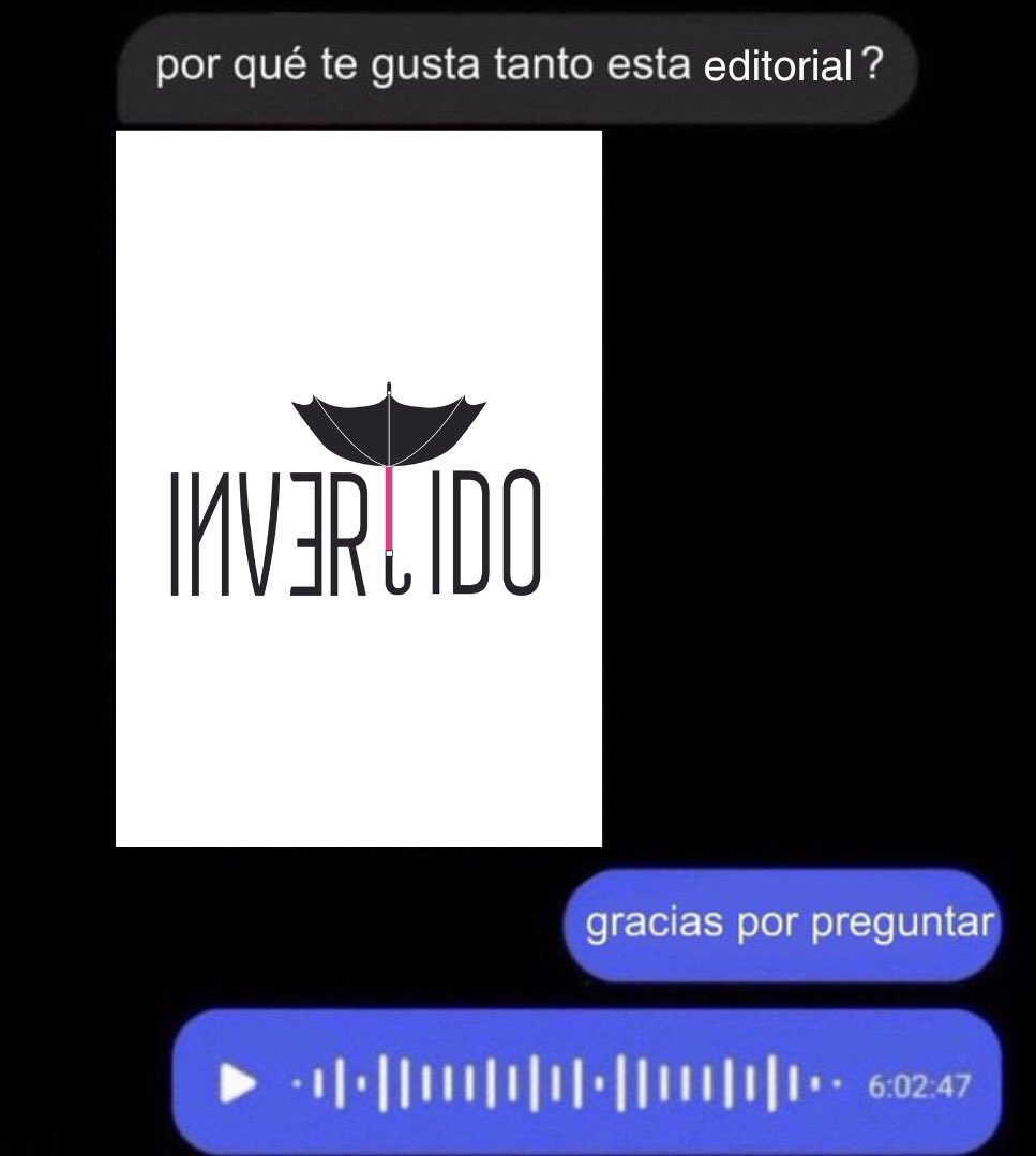 Y a ti, ¿por qué te gusta Invertido Ediciones? 🏳️‍🌈📚🏳️‍⚧️