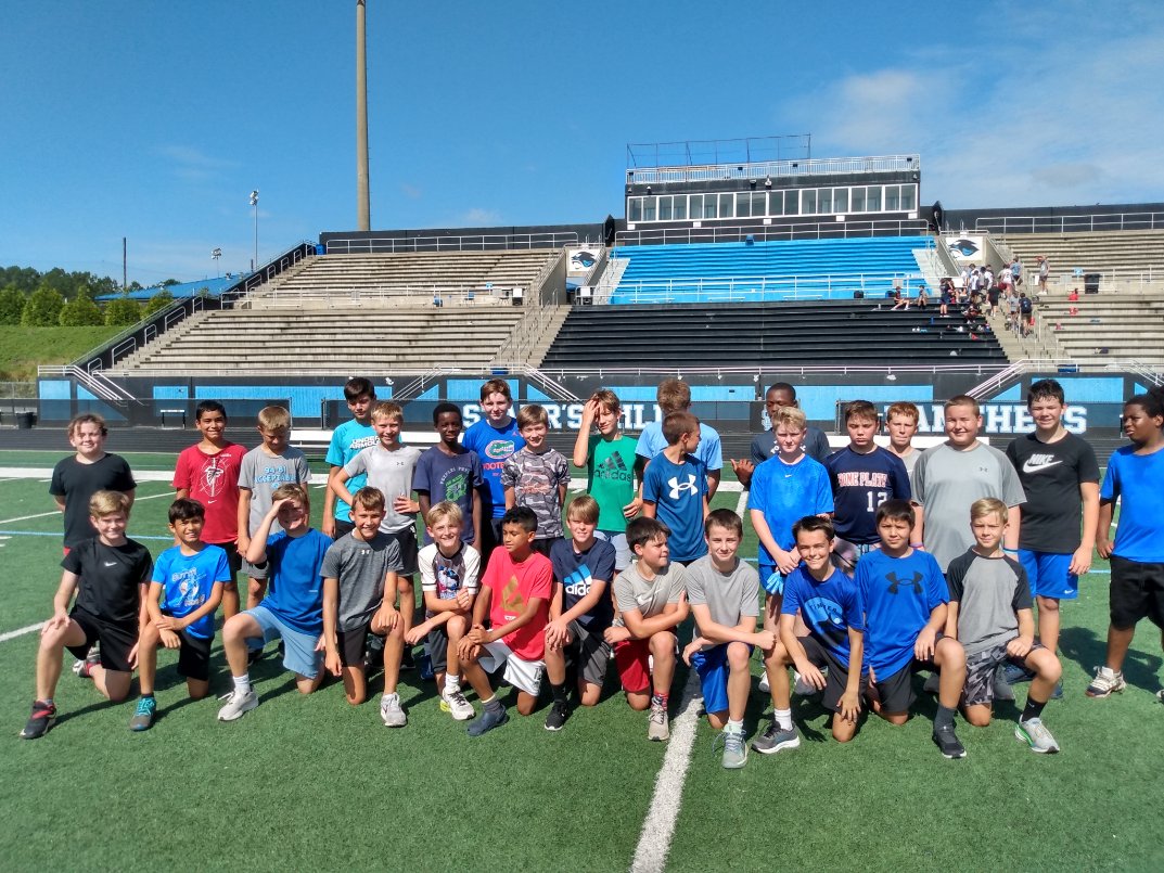 RisingStarrFB's tweet photo. It has been a great camp so far, one week to go.  Old guys beat the young guys in capture the flag today. https://t.co/IHwyLpweGy