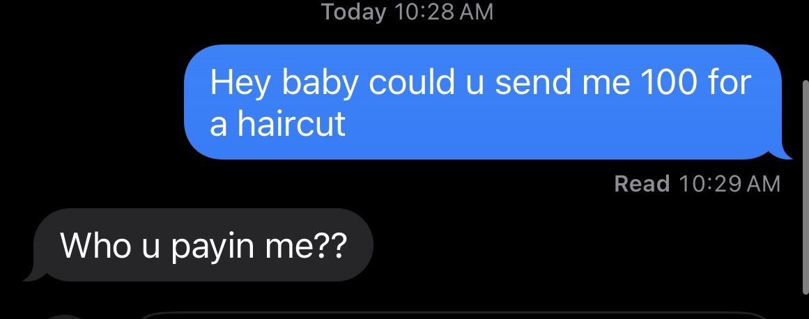 nootgan's tweet photo. @toosii2x My gf does my hair no free 100 ✊😔 https://t.co/73VWmyAhrR