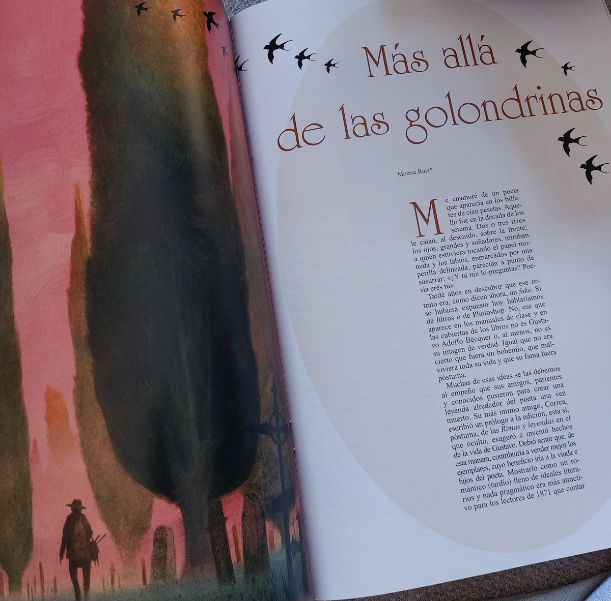 EditorDemeter's tweet photo. En el número de julio-agosto de la revista CLIJ aparece un artículo que escribí sobre Bécquer.
Curiosidades de su vida y obra.
Y con algunas ilustraciones de Roger Olmos.
#CLIJ #Bécquer #RogerOlmos
#LIJ https://t.co/7xmFHEMXWR