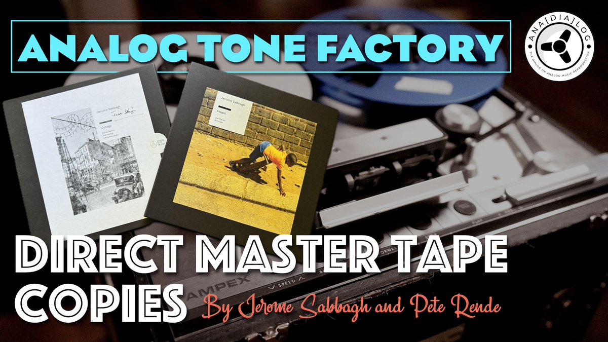 anadialog's tweet image. NEW VIDEO: Analog Tone Factory direct Master Tape copies (by Jerome Sabbagh &amp;amp; Pete Rende)
#analogmusic #analogtonefactory #jeromesabbagh