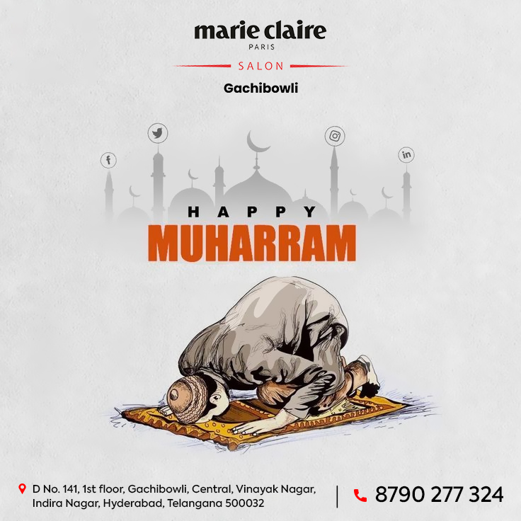 Embrace the spirit of Muharram with peace and reflection. Wishing you a blessed and meaningful Muharram.

#salonoffers #salongachibowli #gachibowli #gachibowlisalon #muharram #happymuharram