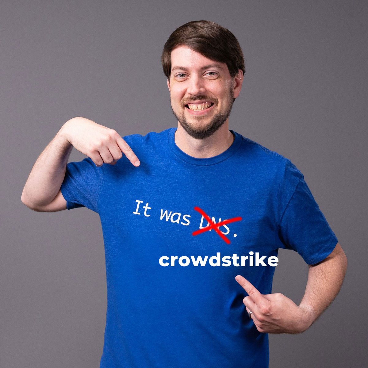 For once, it was *not* DNS