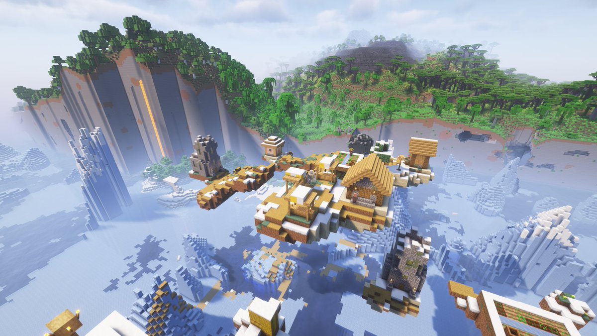 Bruno_Xeno's tweet image. replay modのファイルいじってたら世界がおかしなことになってしまった笑

#マインクラフト #マイクラmod #replaymod