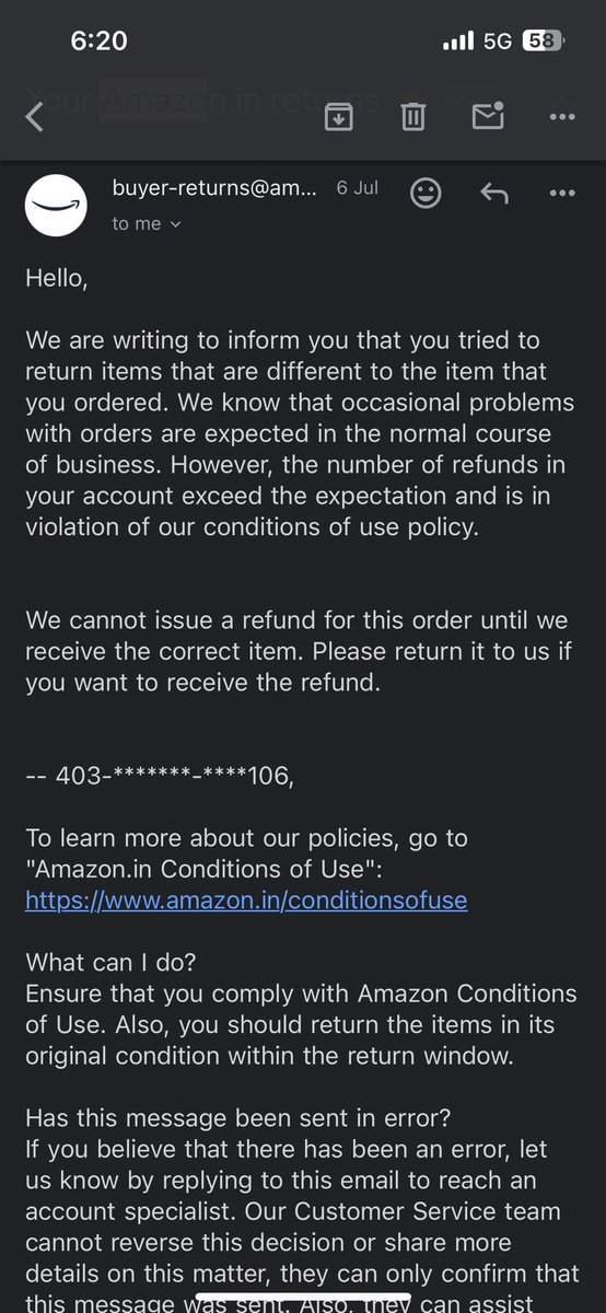 SundogProject's tweet photo. Absolutely pathetic customer experience by Amazon india. had ordered a pair of @beyerdynamic DT 770 pro headphones from @amazondotin . The headphones were faulty when they arrived and I arranged for a return. They rejected my refund #fraudulent. Ctd in comments https://t.co/rTLqRZsaiL