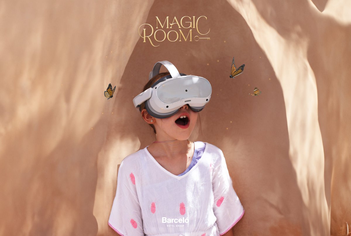 barcelohoteles's tweet photo. Descubre #MagicRoom, la nueva experiencia del hotel #BarcelóPuntaUmbríaBeachResort, y viaja por el multiverso explorando los secretos de la prehistoria, el océano y el cosmos. 🌍

👉 https://t.co/BSmNVYERZz https://t.co/rbZVA02ZiT