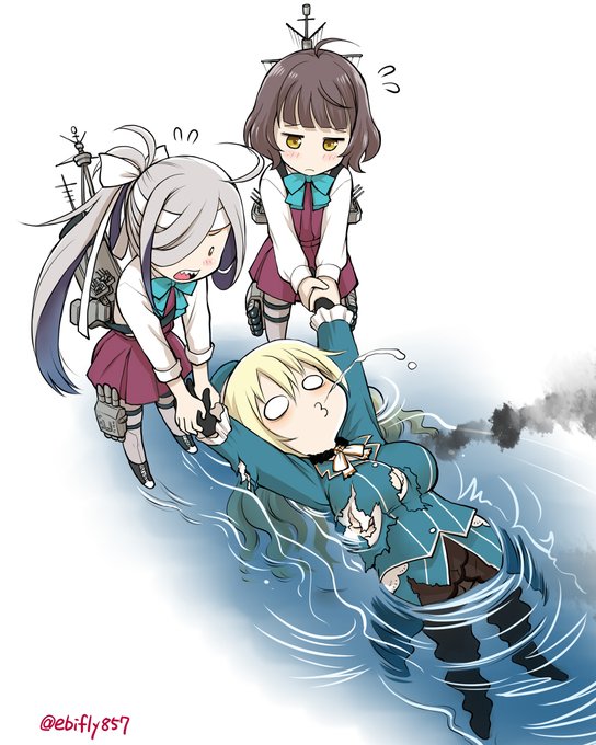 於:パラワン水道 1944
#みんなでデフォルメ絵をあげて幸せな気分になろう 