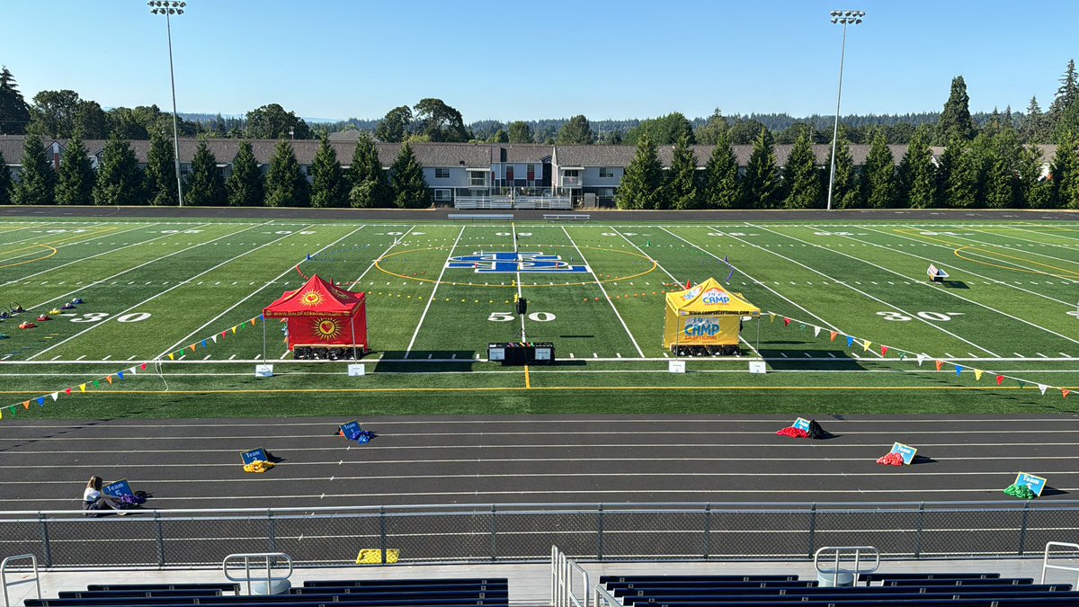 The stage for today’s “Exceptional Circle” and Camp Exceptional awards ceremony is set. 

Friends and family are welcome to observe and cheer from LaSalle High Football Stadium. 

Activities: 9a-Noon