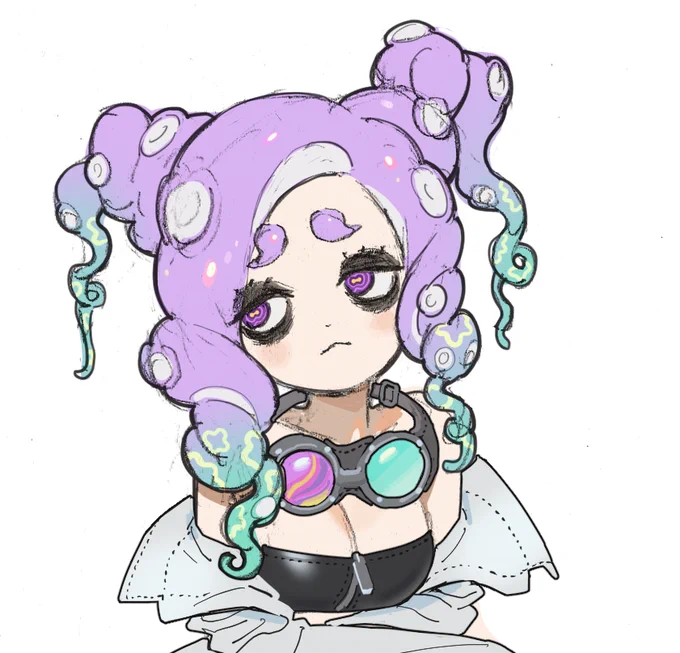 연보라색 문어 #Splatoon3 