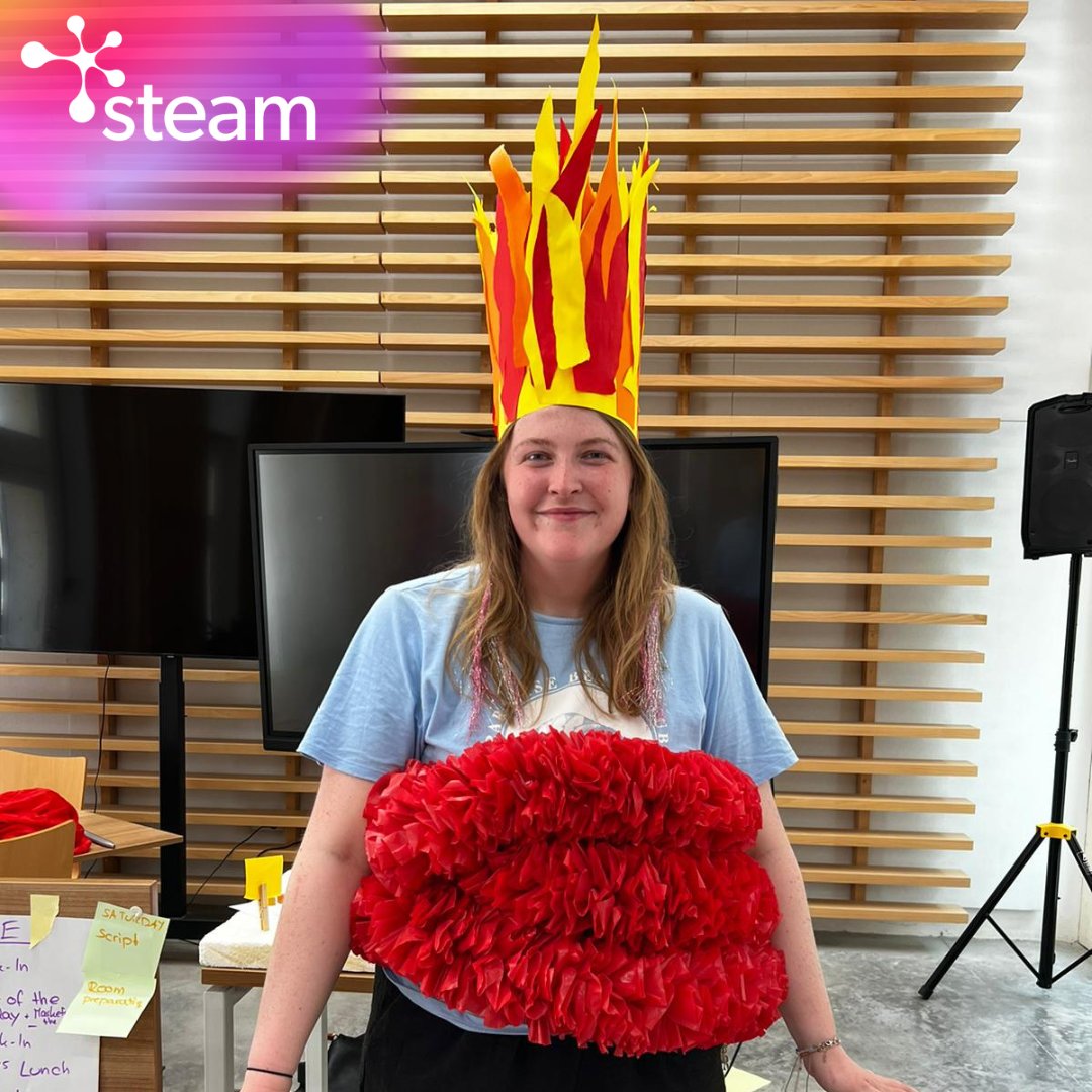 steam_school's tweet photo. Day 7 at STEAM Summer School all about perfecting tomorrow's big event!🎉
We kicked off with an improv game, followed by event development🎭
The highlight was the dress rehearsal with expert feedback from Sean Briffa📝
Ready to shine!🌟
#STEAMSummerSchool #Teamwork #EventPrep https://t.co/wq1Sa3l73c