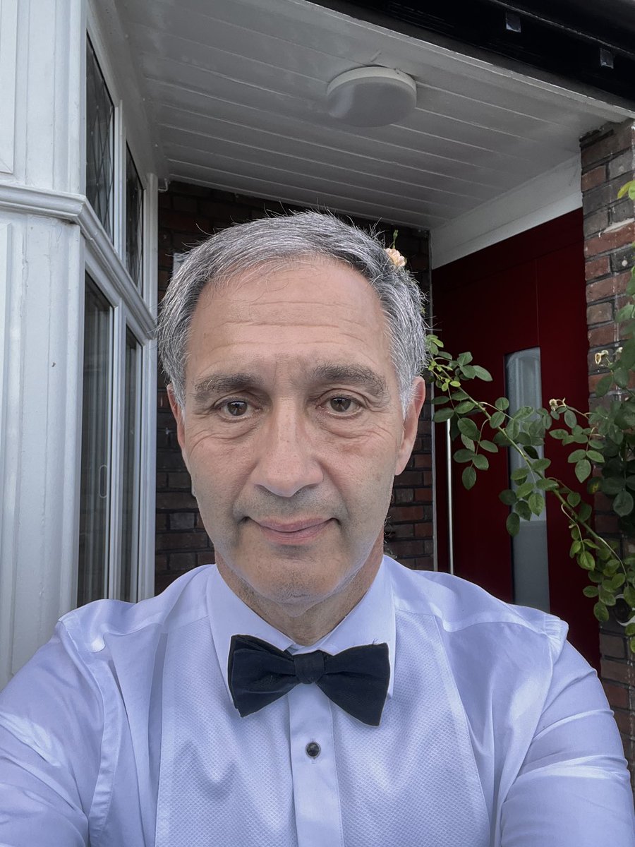 The joys of concert dress code. Don’t you always dress like this in 29° heat?