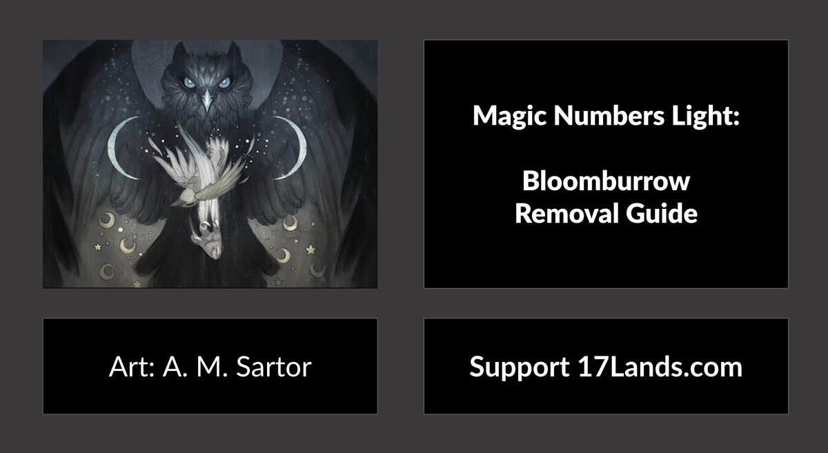 Bloomburrow is upon us. And with the full spoiler - time to do my traditional removal thread. How do conditional removal spells align with the creature sizings in the set. What can it mean for the success of those spells? And what sets were similar to BLB. 1/12