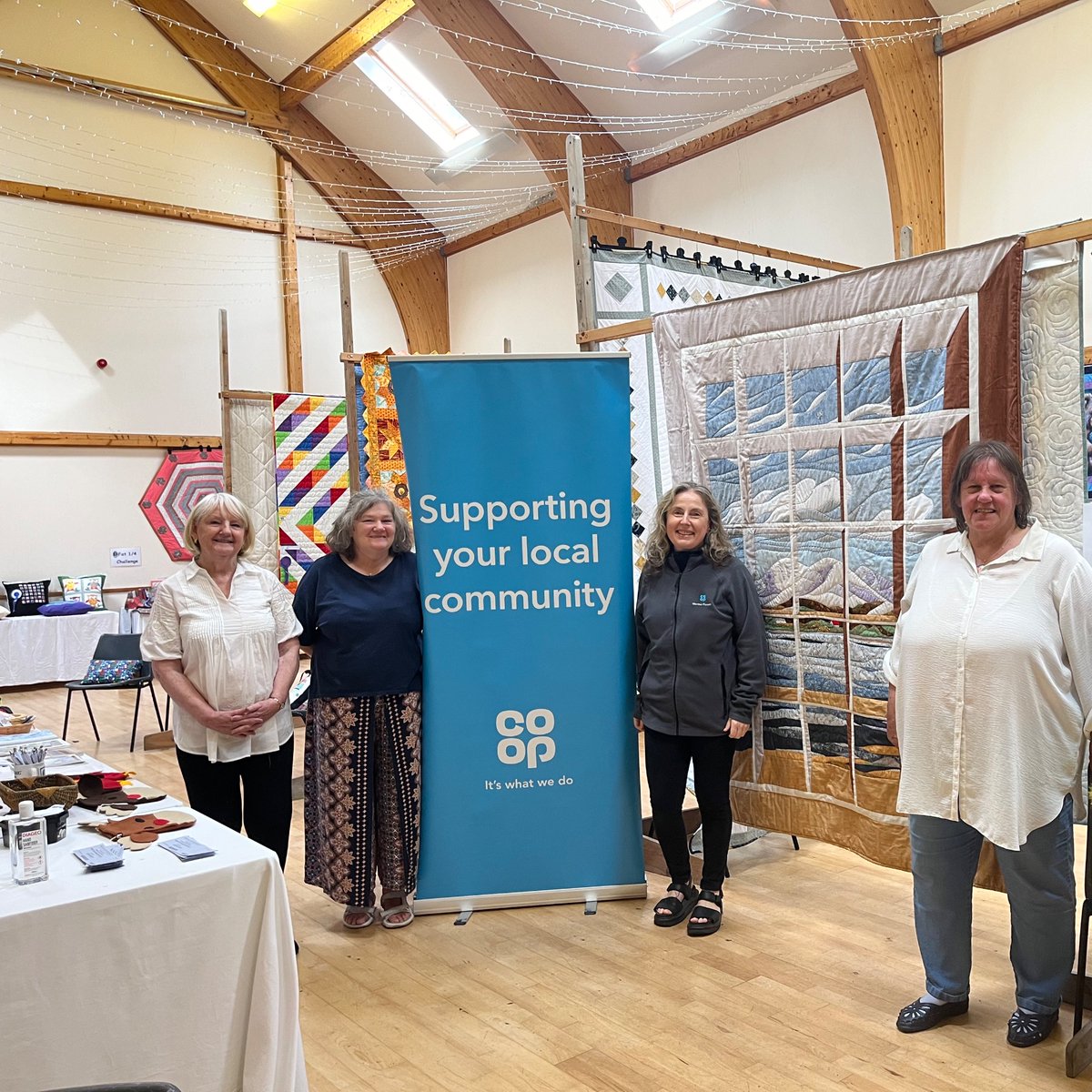Co-op Islay Member Pioneer (@islayco) on Twitter photo There are some truly awesome quilts on display #IslayQuilters <a href="/coopuk/">Co-op</a> #LocalCause 😍 Exhibition 11am to 4pm in #BallygrantHall ends Wednesday 24th July 🤩 ☕️🫖🍰served 👌 <a href="/Tom_MPM/">Tom Copeland</a> <a href="/CoIslay/">Co-op Kate</a> <a href="/SarahJaneMalon2/">Sarah-Jane Malone</a> <a href="/gill_chasemore/">Gill Chasemore</a> <a href="/Poody1976/">David McDougall</a> There are some truly awesome quilts on display #IslayQuilters <a href="/coopuk/">Co-op</a> #LocalCause 😍 Exhibition 11am to 4pm in #BallygrantHall ends Wednesday 24th July 🤩 ☕️🫖🍰served 👌 <a href="/Tom_MPM/">Tom Copeland</a> <a href="/CoIslay/">Co-op Kate</a> <a href="/SarahJaneMalon2/">Sarah-Jane Malone</a> <a href="/gill_chasemore/">Gill Chasemore</a> <a href="/Poody1976/">David McDougall</a>