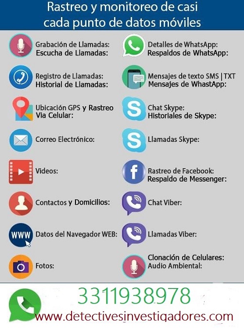…::: WhatsApp 33-11-93-89-78 :::…

detectivesinvestigadores.com
Email: abodet007@outlook.com

#investigaciones
Investigación y Vigilancia de Parejas, novio, marido o concubina, con fotos, videos y grabaciones.

#Localizaciones
Localización y ubicación de personas en general