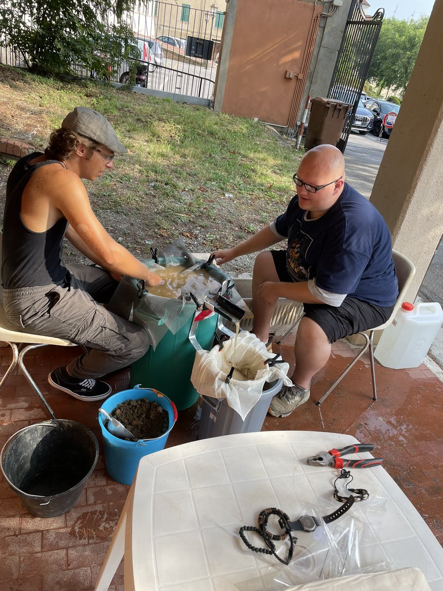 Last day of our 2024 field season. Lots of hard work put in by our <a href="/BoiseState/">Boise State University</a> and <a href="/UUtah/">University of Utah</a> students! Tool cleaning/inventory and flotation to start the day.