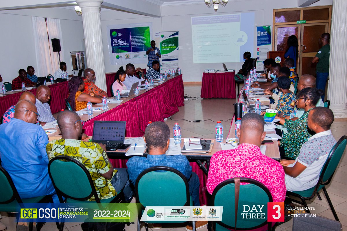 conserveallianc's tweet photo. Building capacity and knowledge management on climate change for civil society organizations in Ghana towards the implementation of Ghana's nationally determined contributions.
#CLIMATECHANGE
#CLIMATECHANGEPOLICIES
#ClimateAction https://t.co/66fJcbhh7H