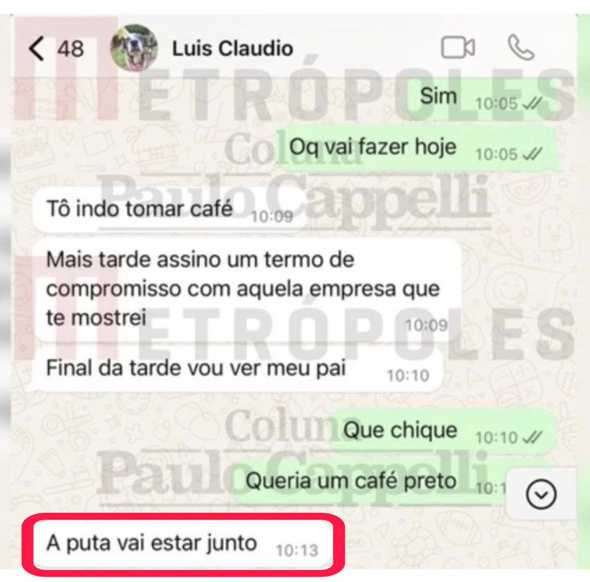 LONGE DE MIM FAZER FOFOCA

Mas vocês viram a mensagem do filho do Lule sobre a Janja 😂