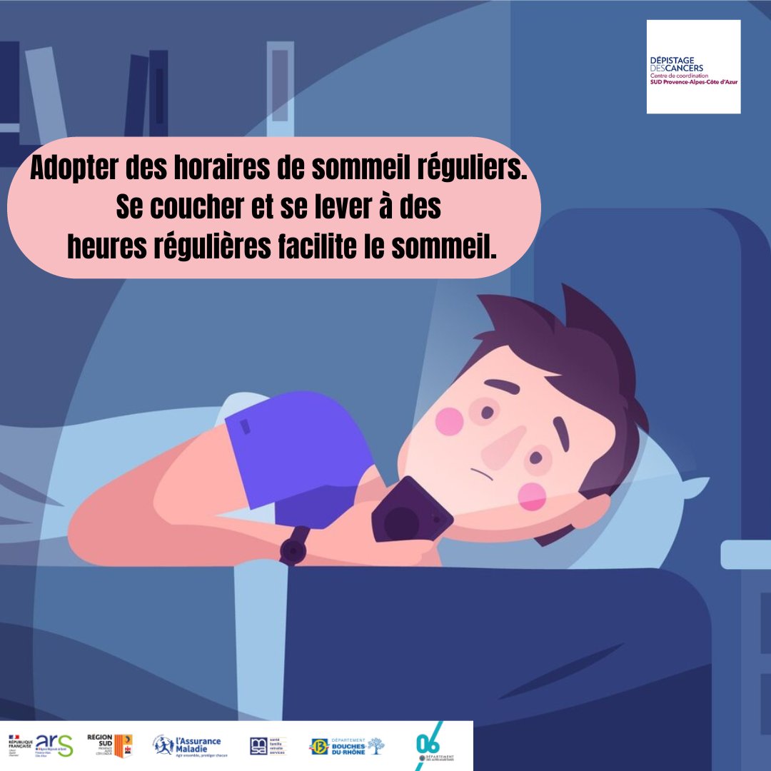 ⚠️ Tabac, alcool, alimentation, activité physique, sommeil.
En changeant nos comportements dès maintenant, on pourrait éviter près de la moitié des cancers.

Pensez également à votre geste santé, le dépistage organisé 🥰