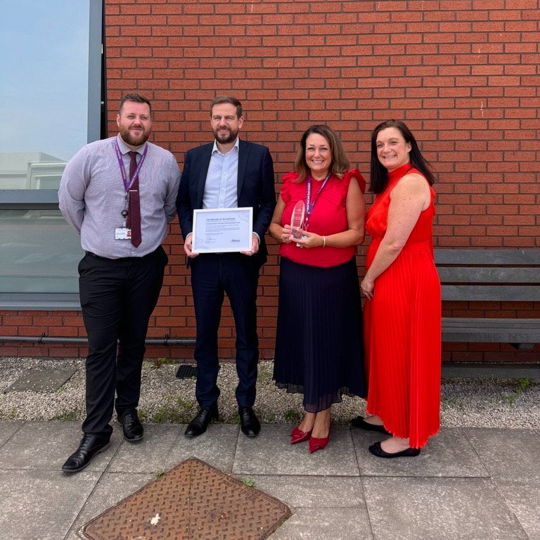 idigitalnhs's tweet image. Today we were honoured at @LHCHFT to be presented with the Altera Digital Health Exemplar Award🏆
This certificate of excellence is a testament to our outstanding commitment to healthcare excellence & remarkable strides in digital maturity!👏
Such great recognition. Well Done!💙