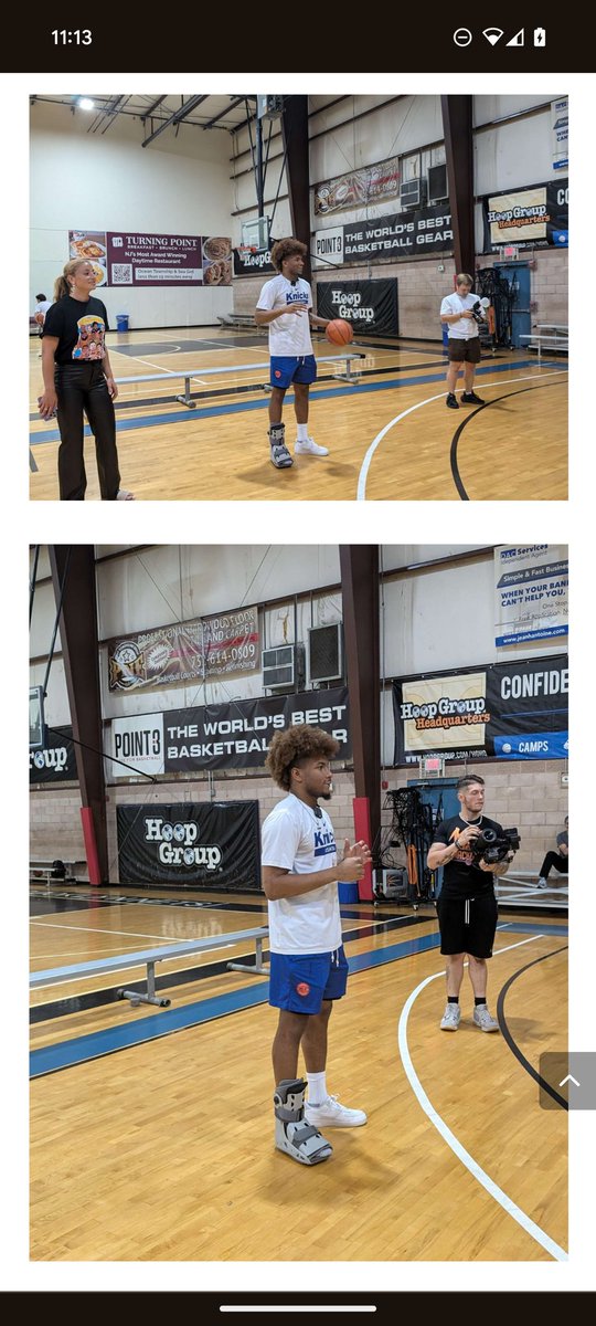 NRMedia50's tweet photo. 2024 basketball clinic/event with New York Knicks guard @deucemcb11 live at The Hoop Group in Neptune New Jersey @gigi_speer @monmouthcards @MattChiric0 @TheHoopGroup @AmyTrask @TheDnRCompany @jerryferrara🏀🔥🔥🔥🚀🚀🚀✌️ #NRMedia #DeuceMcBride https://t.co/9axlX2h2fx https://t.co/YGl3Bu2UPh