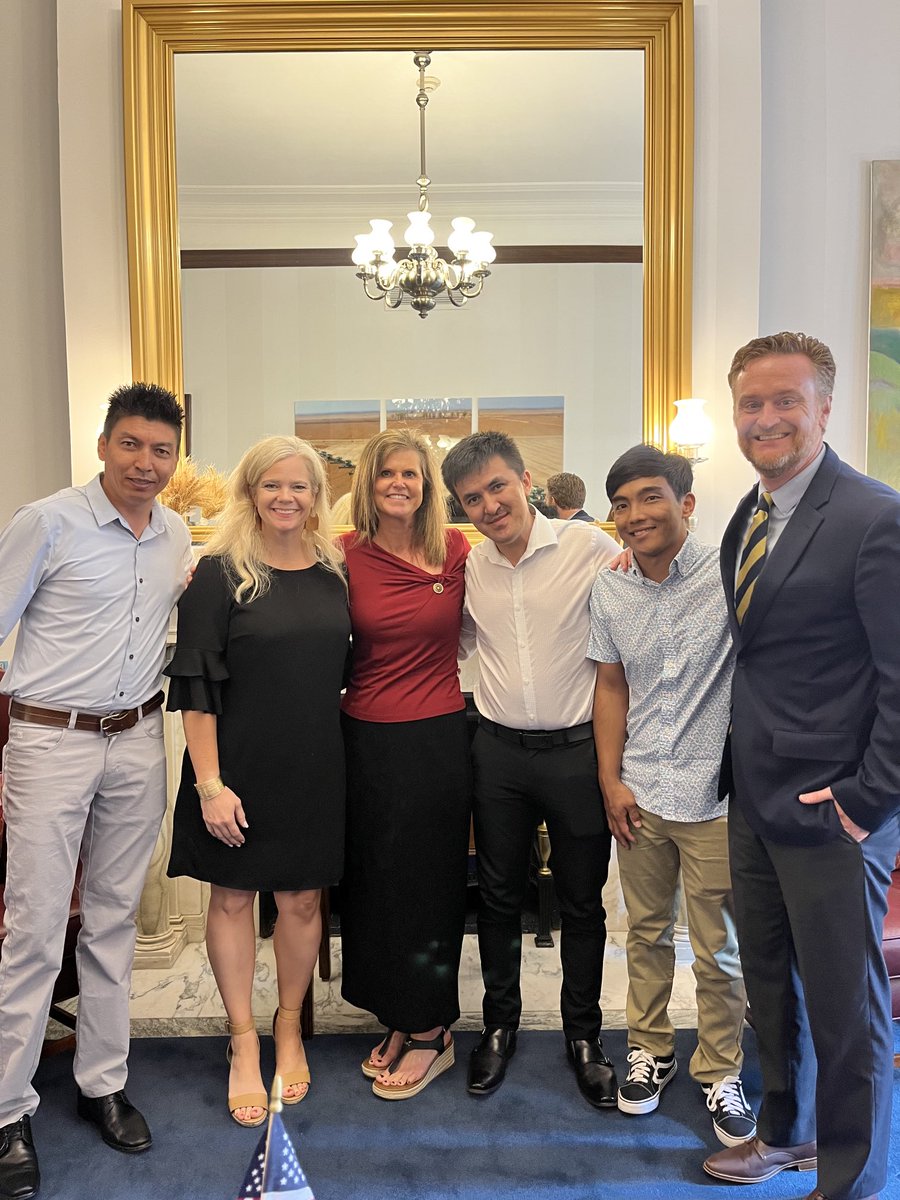 Two years ago, we took these Afghan brothers to thank Senators who helped them escape Afghanistan.

Melissa Sasse (center) spent significant time with them. Listened to their stories. Prayed for them. Actively helped.

I pray the Lord heals her and gives much grace to her family.